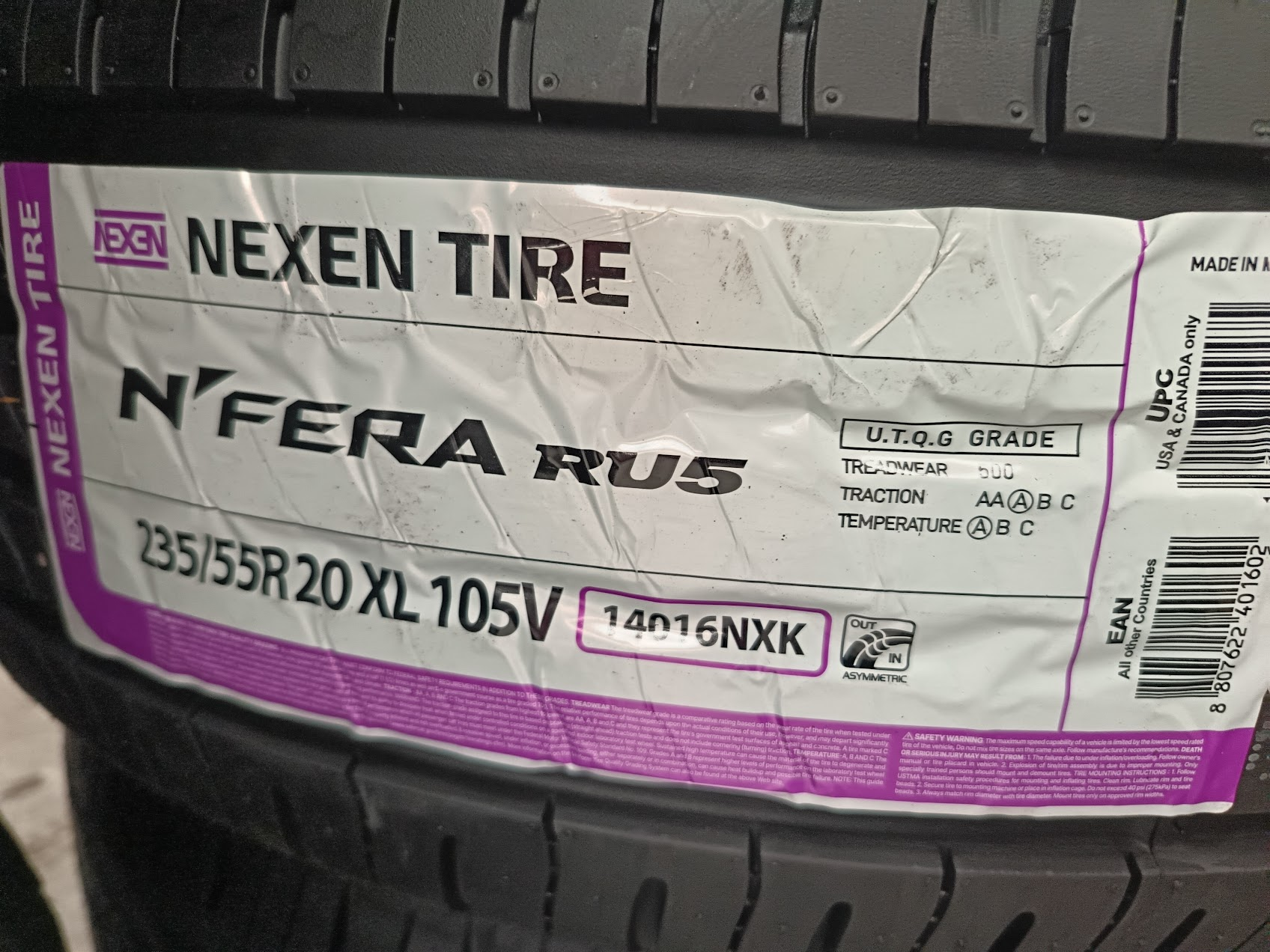 Nexen N Fera RU5