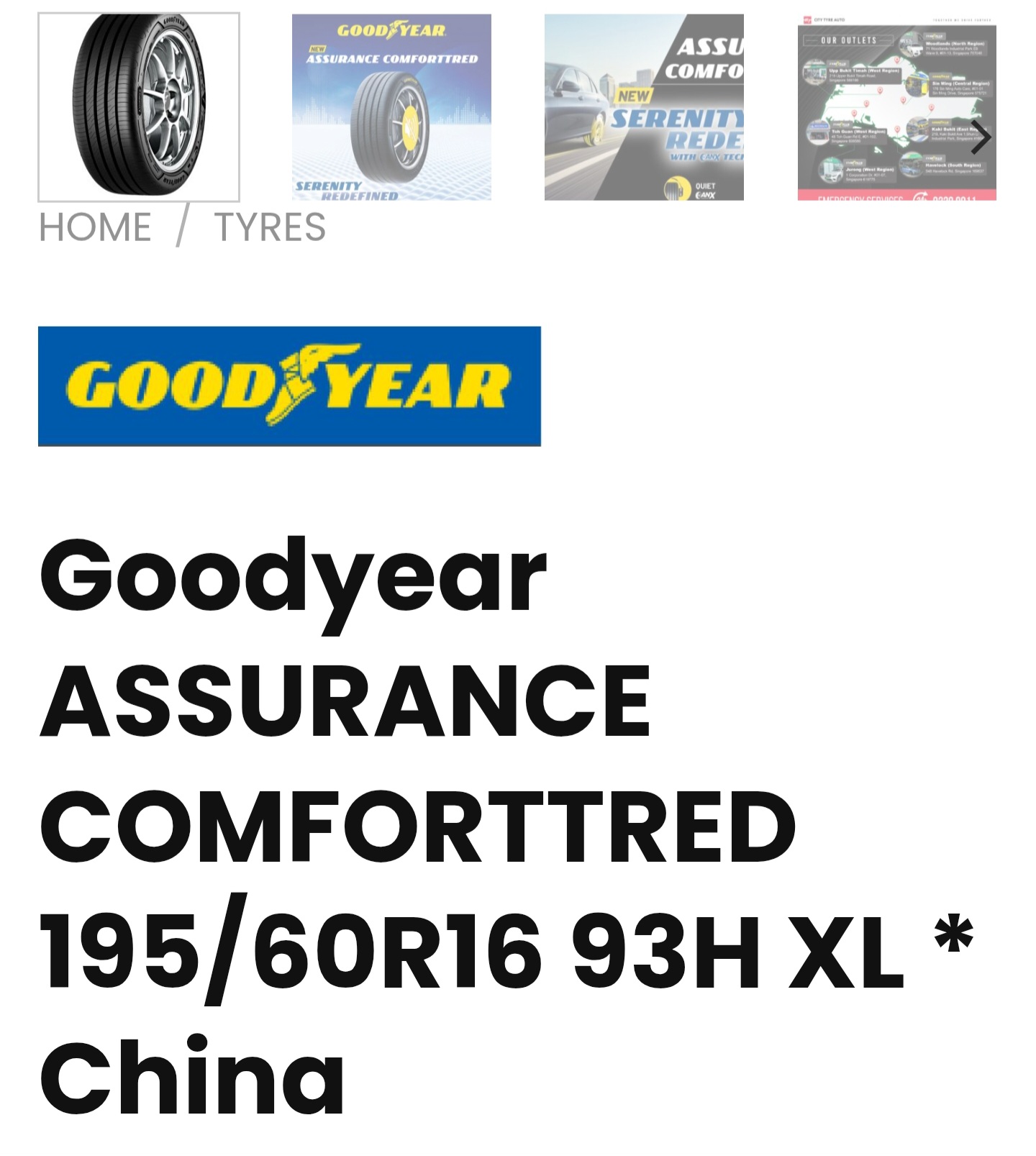 Goodyear Assurance ComforTred