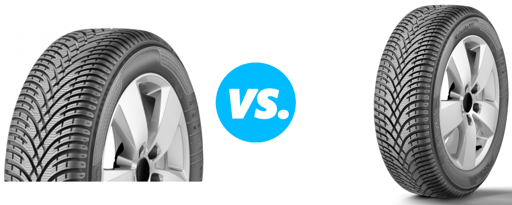 BFGoodrich gForce Winter 2 vs Kleber Krisalp HP3