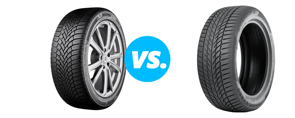 Nokian Snowproof 3P vs Bridgestone Blizzak 6