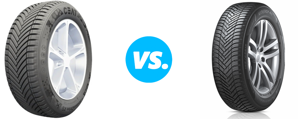 Ceat 4 SeasonDrive X5 vs Hankook Kinergy 4S2