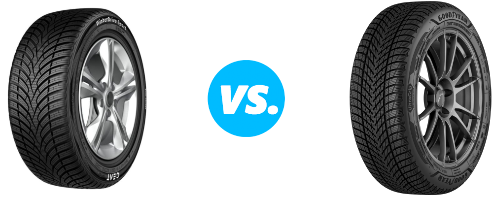 Ceat WinterDrive vs Goodyear UltraGrip Performance 3