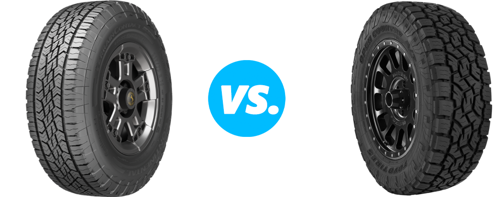 Continental TerrainContact AT vs Toyo Open Country AT III