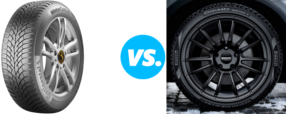 Pirelli Cinturato Winter 3 vs Continental WinterContact TS 870