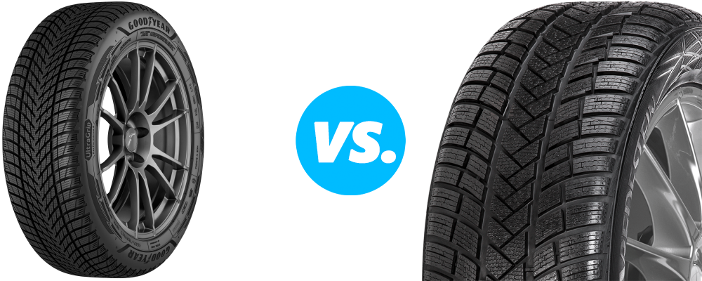 Goodyear UltraGrip Performance 3 vs Vredestein Wintrac Pro plus