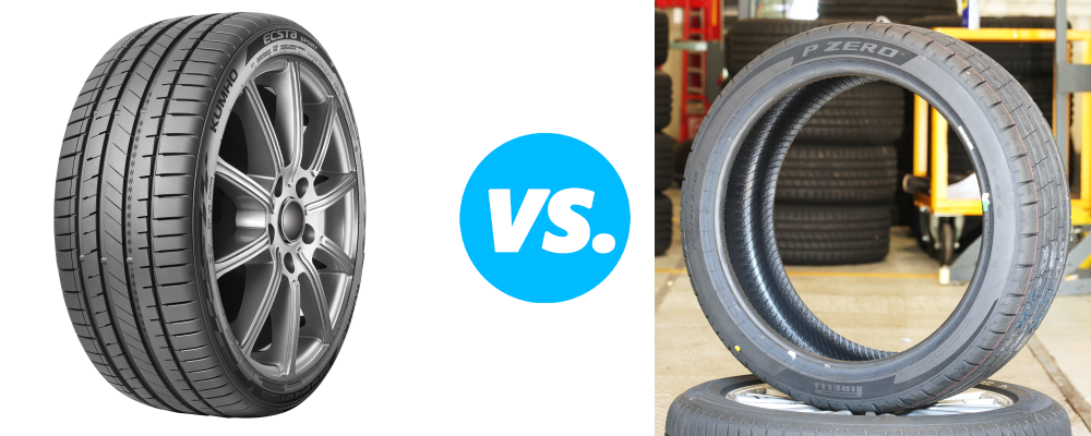 Kumho Ecsta Sport S PS72 - Pirelli P Zero PZ5