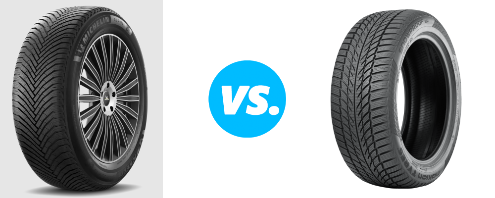Nokian Snowproof 3P vs Michelin Alpin 7