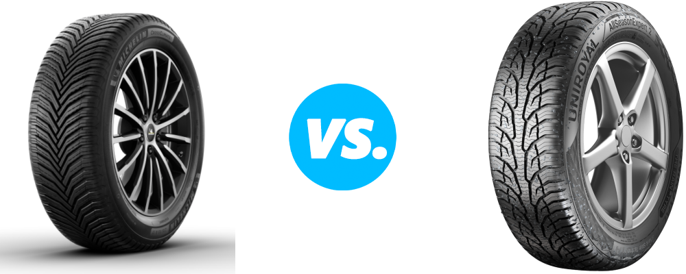 Uniroyal AllSeasonExpert 2 vs Michelin CrossClimate 2