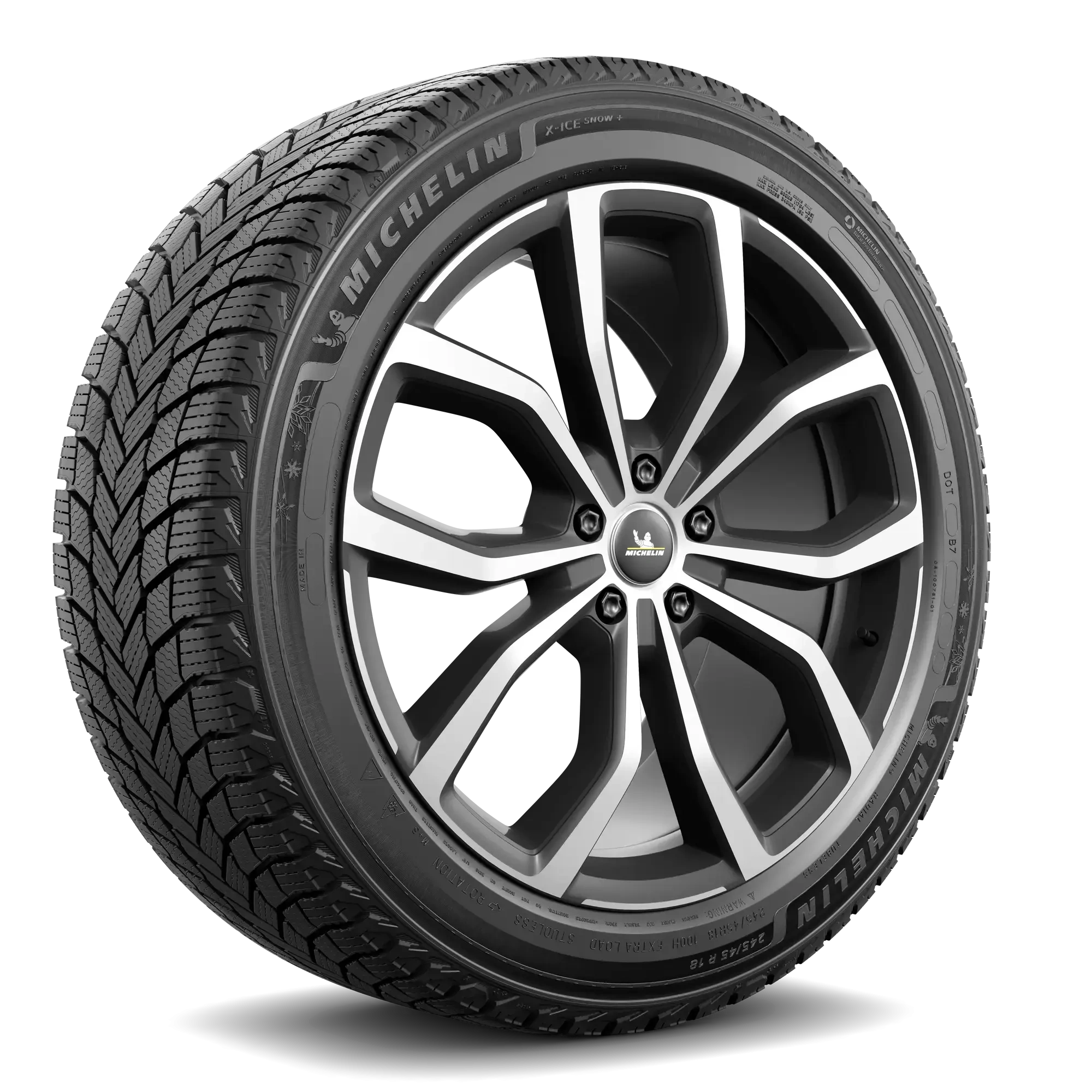 Michelin X-Ice Snow+ winter tyre, side view
